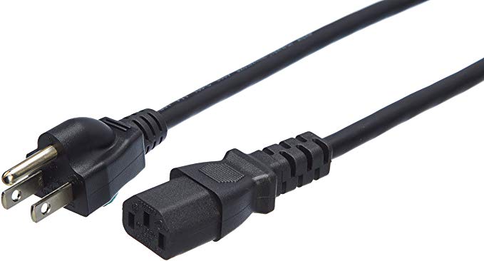 Computer Monitor TV Replacement Power Cord